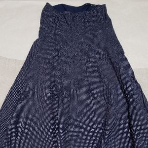 J.Crew - Navy & White small Polka Dot print Dress